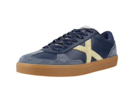 Sapatos De Homem Munich Break Tecido Azul (43)