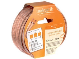 Cabo de Áudio INAKUSTIK (Transparente)