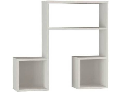 Prateleira  Lasido Branco (Aglomerado Melamina - 88x22x83 cm)