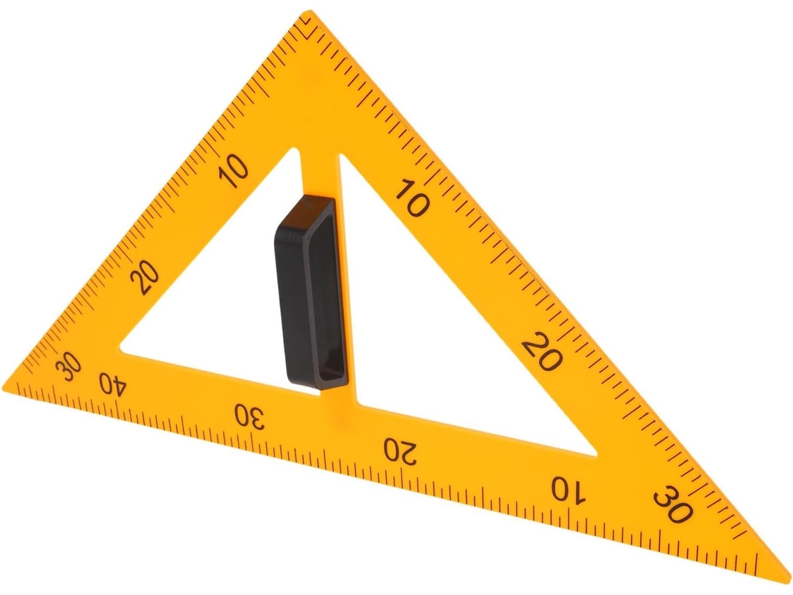 Régua Triangular Para Desenho, Em Plástico, Para Geometria E Desenho