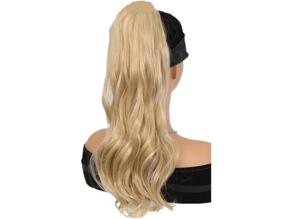 Coque de Cabelo, Aplique, Tiara Sintética, Cabelo Longo Cacheado com Presilha, Peruca com Rabo de Cavalo SFUSHOS