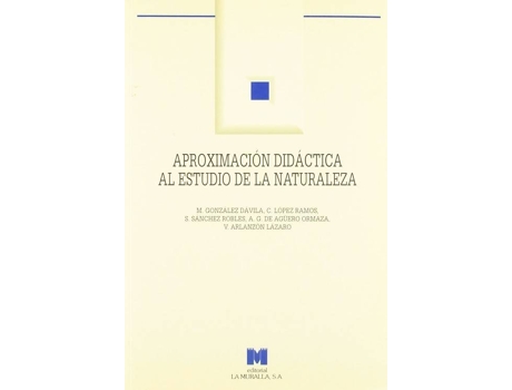 Livro Aproximación didáctica al estudio de la naturaleza. de Varios Autores