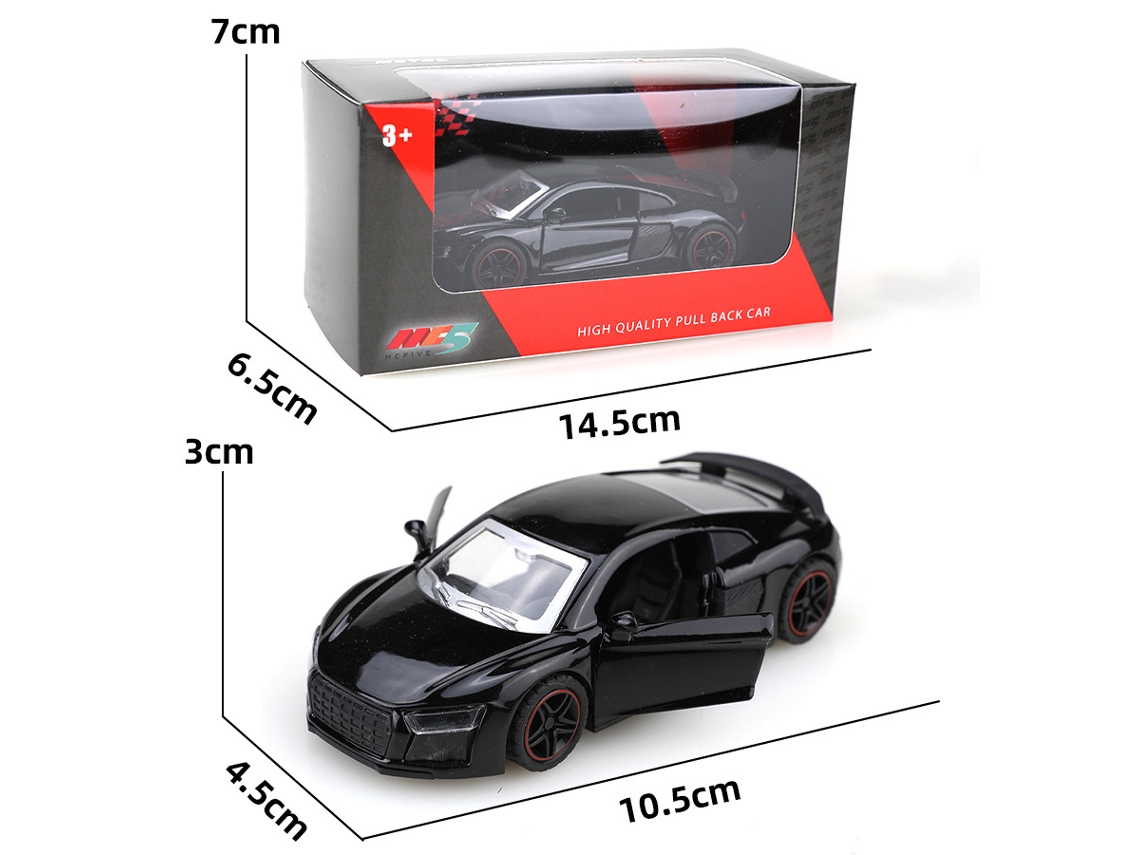 Miniatura de Carro em Metal Fundido, Escala 1/36, Brinquedo Infantil MDUG