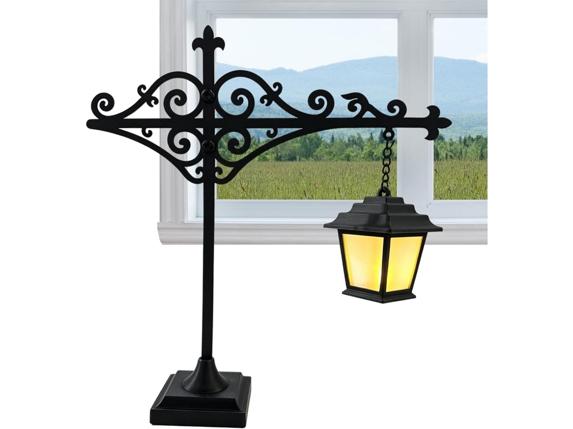 Luminária De Estante Com Iluminação Artística Vintage