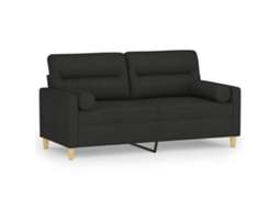 2-seater Sofa, 2-seater Sofas Vidaxl Preto Tecido (n/a)