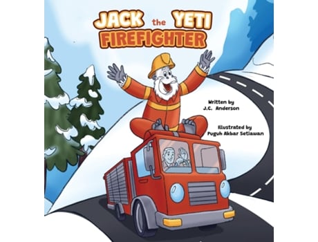 Livro Jack the Yeti Firefighter de JC Anderson (Inglês)