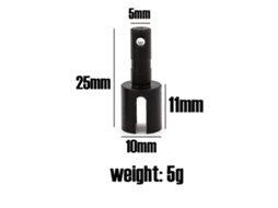2 Peças Copa De Transmissão Diferencial De Aço 45 Para Carro Rc Lc Racing Ptg-2 Peças Melhoradas
