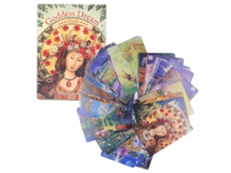 Primerox 36 Cartas Tarot Goddess Dream com Bordas Suaves para Festas e Escritório