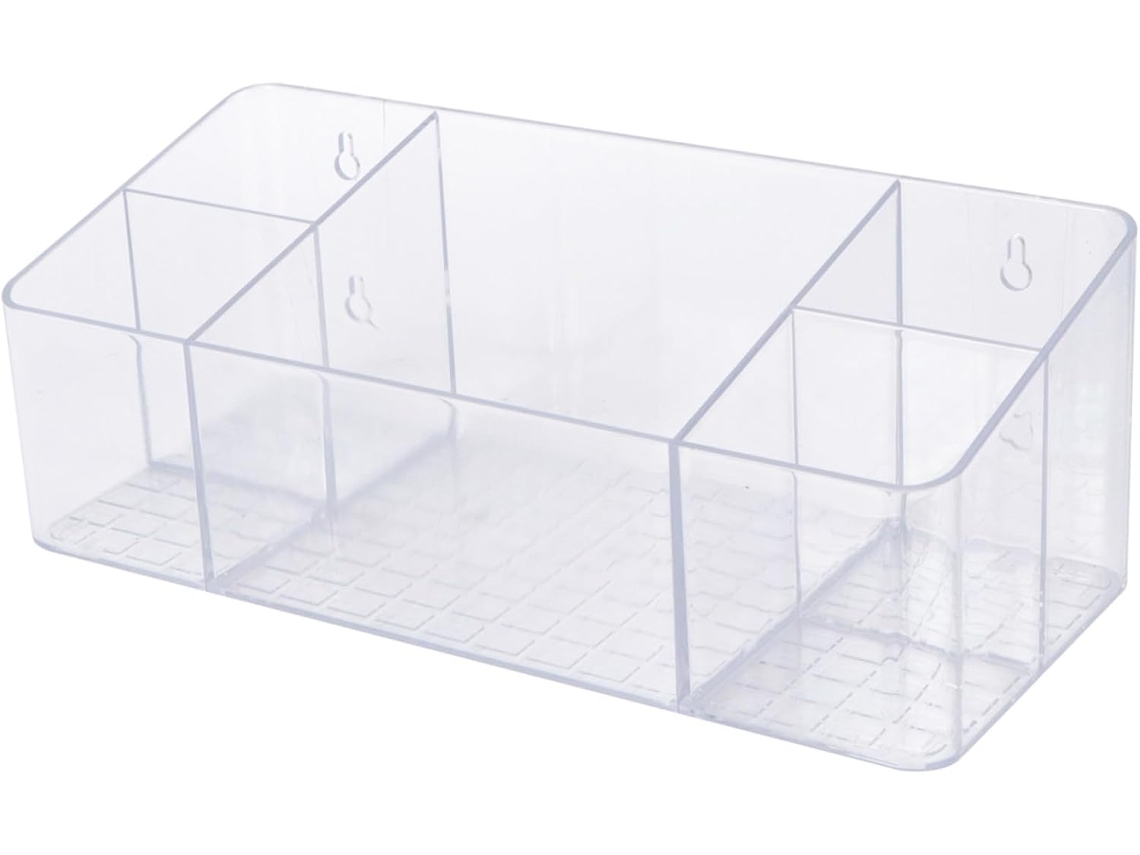 Prateleira de parede GOKOCO, sem furar, transparente, 28x10x12cm