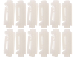 Unomor Conjunto De 50-rodas Reparo Para Corda Persiana Enrolar, Em Plástico Branco, Resistentes Às Intempéries E
