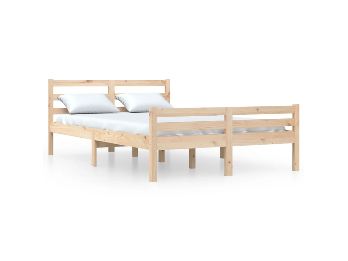 Estrutura de Cama Sem Colchão em Madeira Maciça MAISON EXCLUSIVE (140x200 cm)