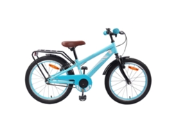 Vidaxl Bicicleta Infantil 18 Polegadas Para 5-7 Anos Azul-claro
