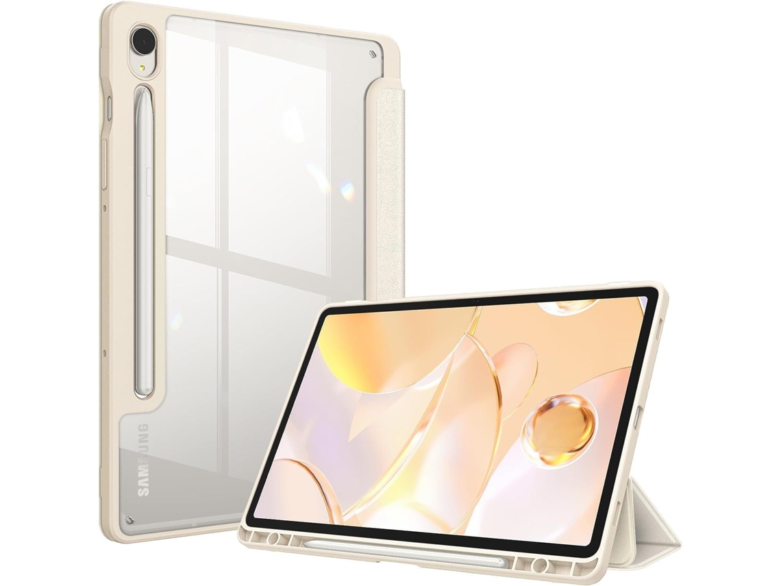 Caneta Stylus Para Tablet Lurelia, Compatível Com Samsung Galaxy Tab S10 (12,4", Cinza, Acrílico, Dobrável Com Suporte, Fixação Magnética