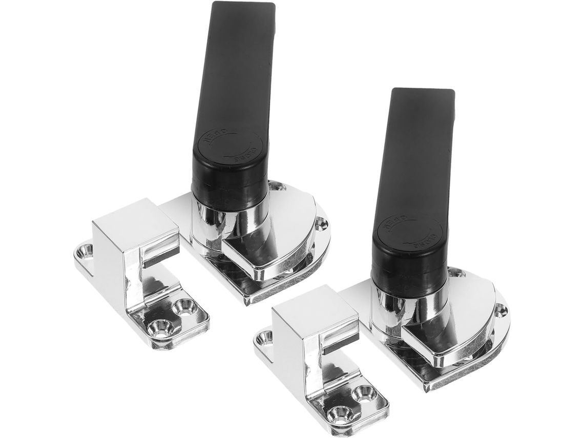 Conjunto de 2 suportes para armário de vapor em liga de zinco reforçada