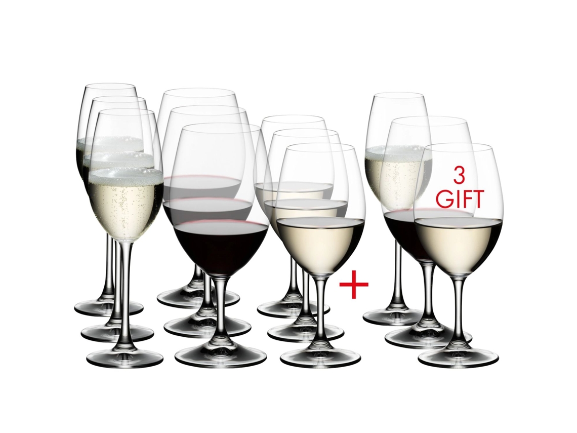 Conjunto Di 12 Calici Ouverture Riedel