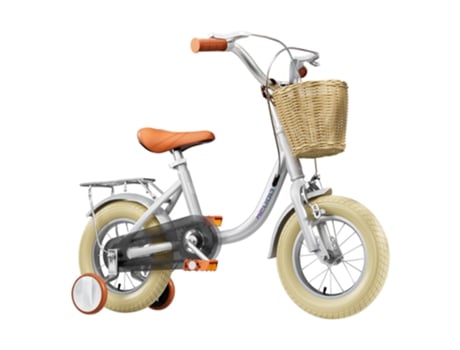 Bicicleta Para Crianças Beunik Vintage (idade Recomendada 7 A 10 Anos Rodas De 18 Cinza)