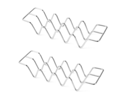 Conjunto de 2 / Suportes para Tacos Mexicanos Quatro Compartimentos AURUM