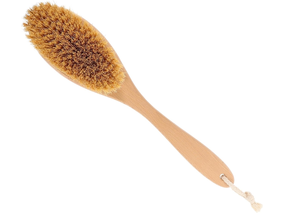 Lurelia Escova Corporal De Sisal Para Costas E Corpo, Fibra De Sisal, Cabo Longo E Massagem Suave, Uso Diário