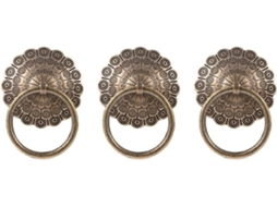 Conjunto De 3 Peças De Acessórios Clássicos Para Portas Antigas, Um Complemento Perfeito Para Um Estilo Retrô.