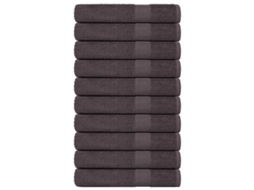 Vidaxl Toalhas Frogn 10 Pcs 100x200 Cm 360 G/m² Antracite