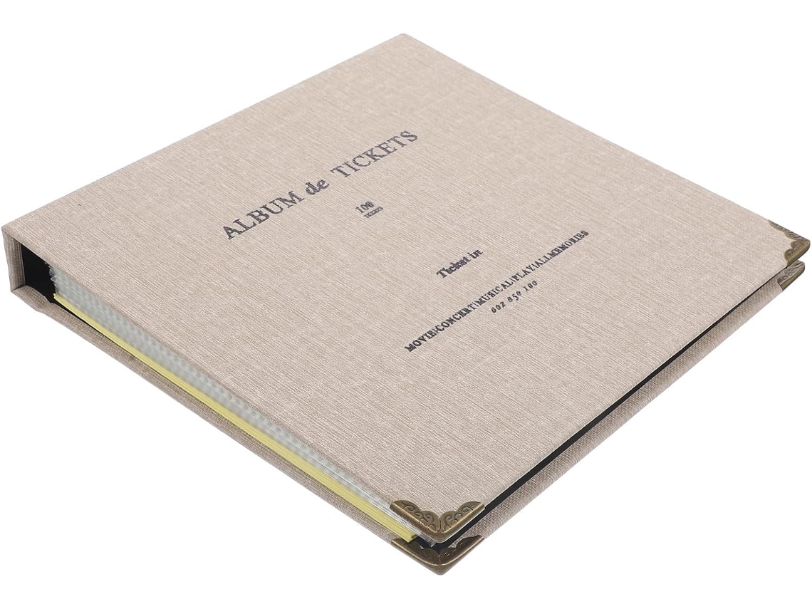 Álbum Grande Capacidade Guardar Cartões Ingressos Prova Poeira Design Elegante Ideal Presentear Familiares GOKOCO