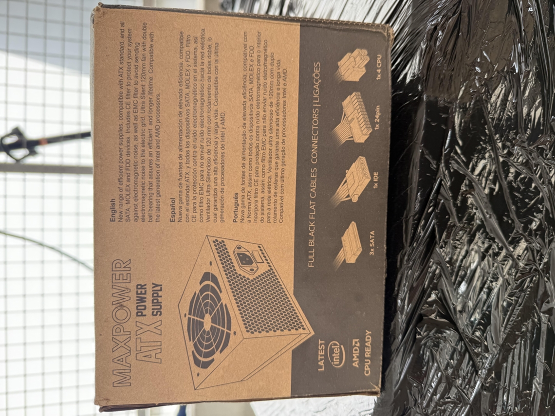 Fonte de Alimentação MAXPOWER Silent 500W (Outlet Caixa Aberta)