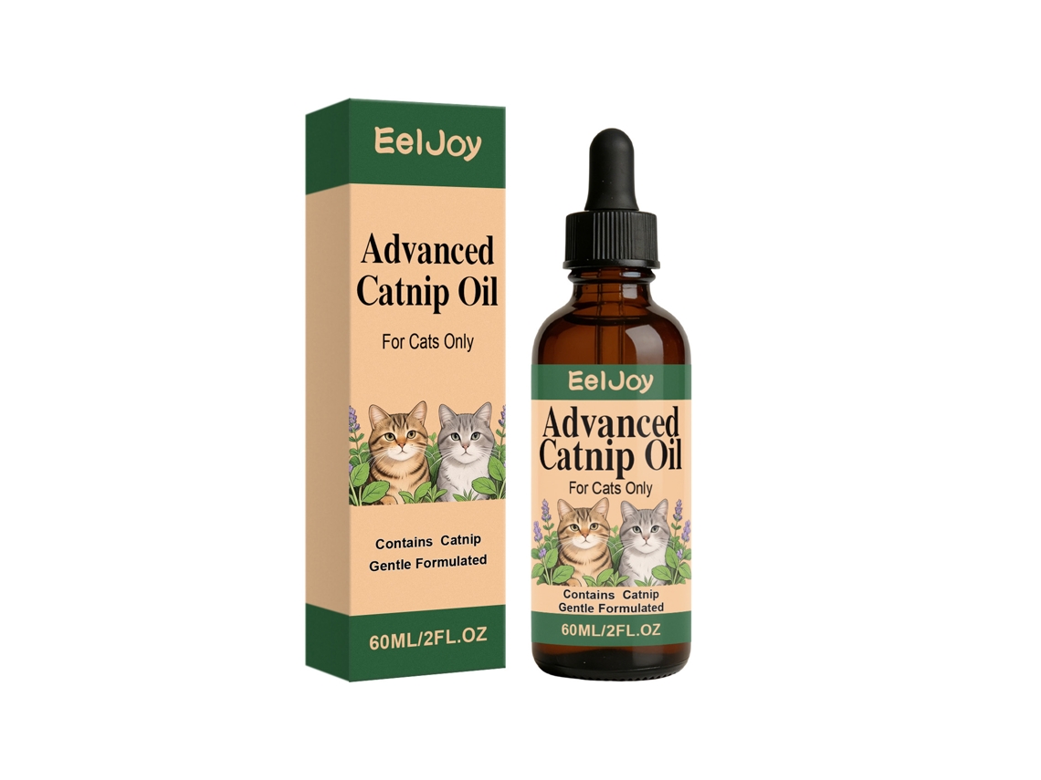 Gotas Óleo Catnip Eeljoy Suave Cuidado Pets