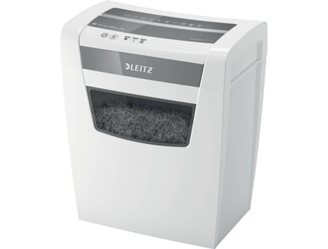Destruidora de Corte Cruzado  IQ Home Office P4, 10 Folhas, Cesto de 23 L, Destrói: Papel, Agrafos, Clipes de Papel