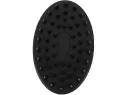 Escova De Banho Dupla Face Villcase Em Silicone Preto Para Bebês, Escova Esfoliante E Massageador De Couro Cabeludo