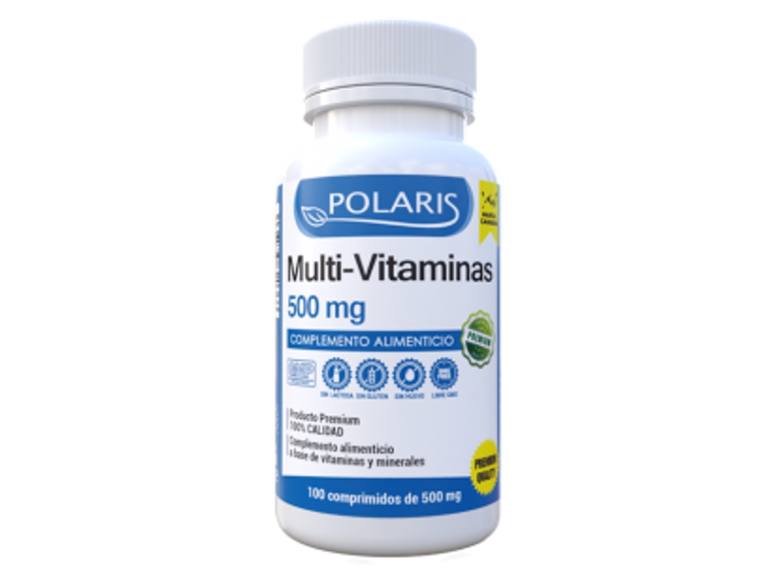 Polaris Multivitaminas 500 mg 100 Comprimidos
