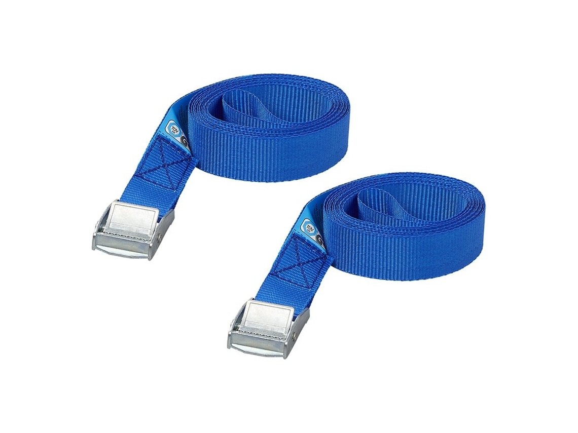 Gravatas Azuis Com Fecho De Pressão, 2 X, 5 Metros