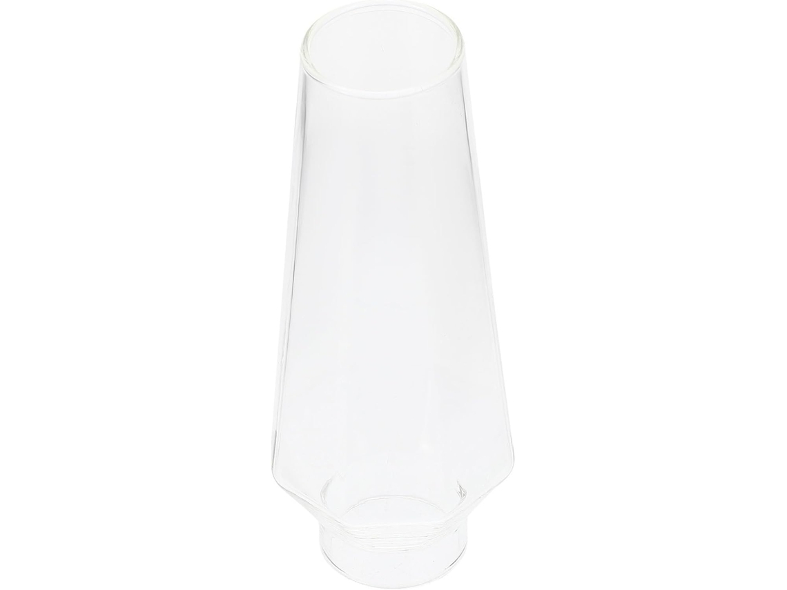 Lareira De Vidro Branco Transparente Para Lâmpada Querosene