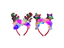Tiaras de Natal Led Chapeuzinho de Rena Luminosa para Festivais NEVEANCE