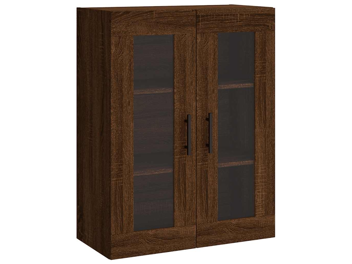 Wall Mounted Cabinet, Wall Mounted Cabinets Vidaxl Marrom Madeira Processada (n/a)