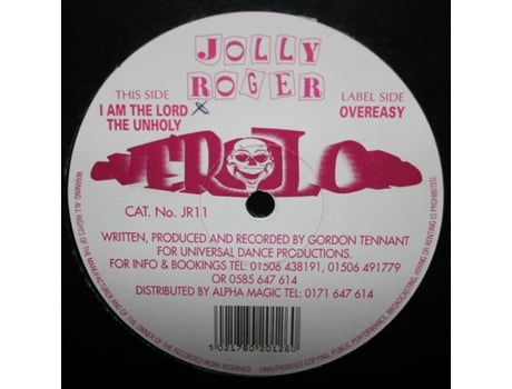 Overeasy, Overlord | Media Condition Very Good | 1 X Vinyl 12, 45 Rpm Jolly Roger Records (vg)