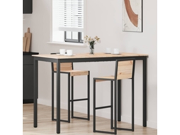 Vidaxl Mesa De Bar 150 X 80 X 105 Cm Madeira De Pinheiro Sólida