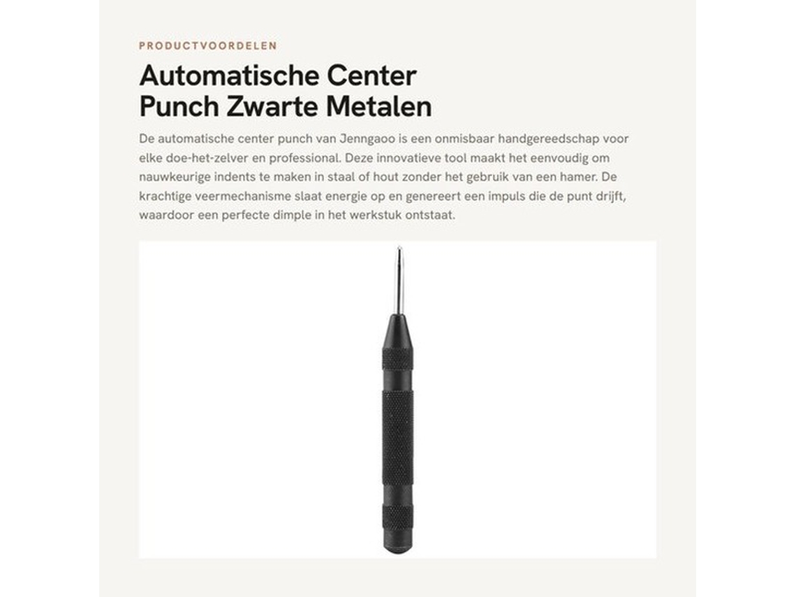 Centro De Ponto Automático - Precisão - Ferramenta De Alta Qualidade - Aço De Alta Qualidade - Para Madeira/metal - Resistente A Choques - Para Furos