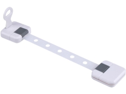 Fechadura De Segurança Para Gaveta, Em Abs Branco, Autoadesiva