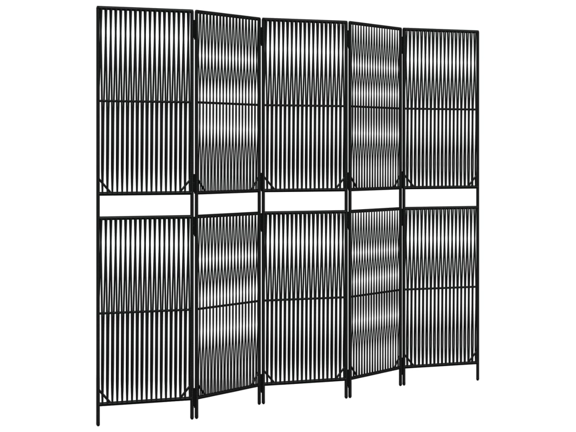 Room Divider, Room Dividers Vidaxl Preto Rattan / Vime (245 X 200 Cm)
