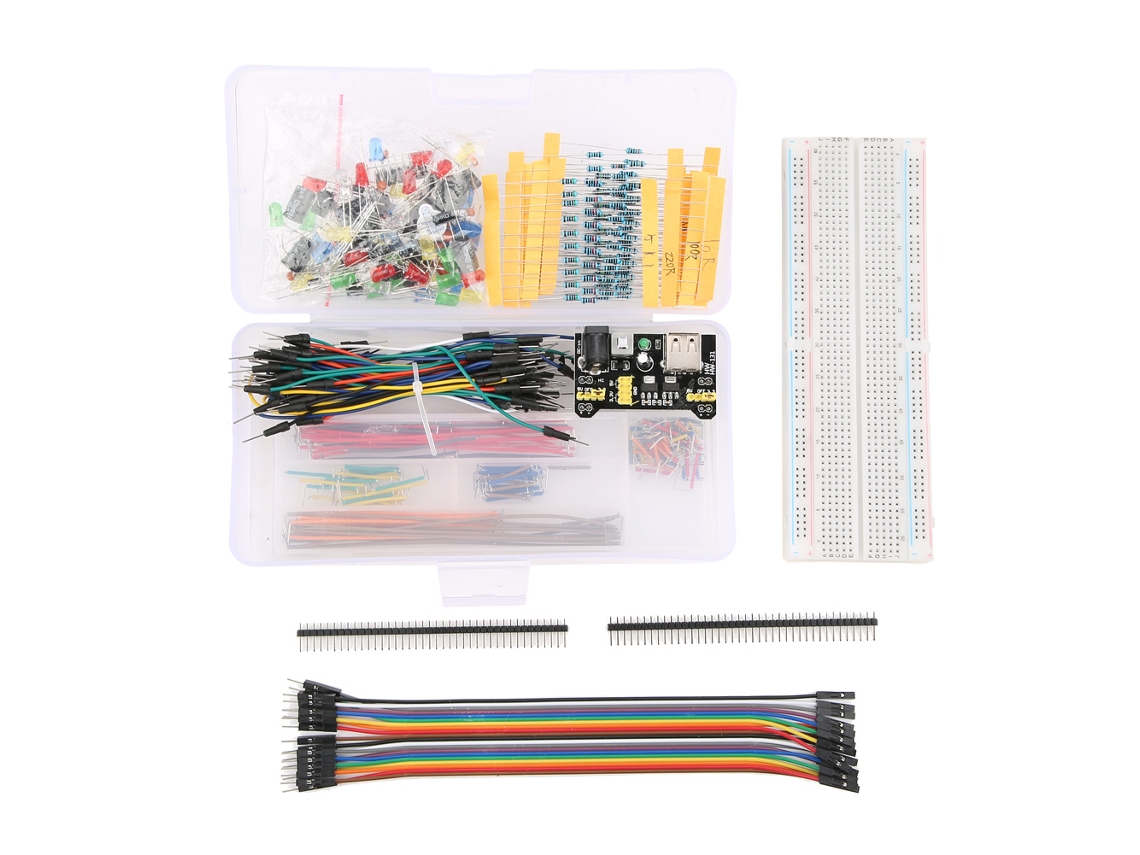 Kit Eletrônico com Módulo de Alimentação para Raspberry Pi e STM32