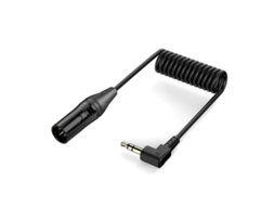 Cabo auxiliar de áudio de 3,5 mm para XLR para amplificador de alto-falante e mixer de microfone Slowmoose