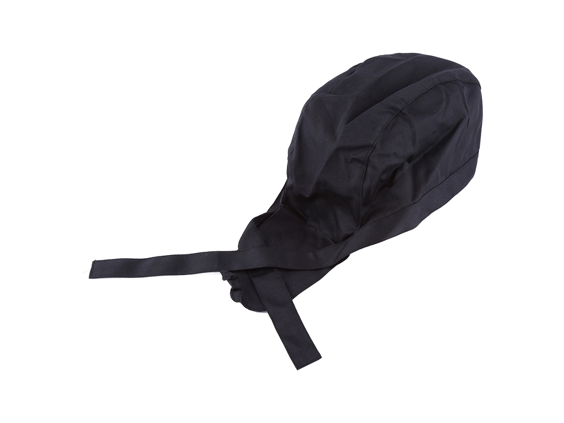 Gorro De Chef Estilo Pirata Para Cozinha Restaurante Catering Preto