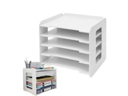 Organizador De Arquivos De Escritório, Organizador De Papel Para Mesa | Suporte Para Documentos De P Vayotoy
