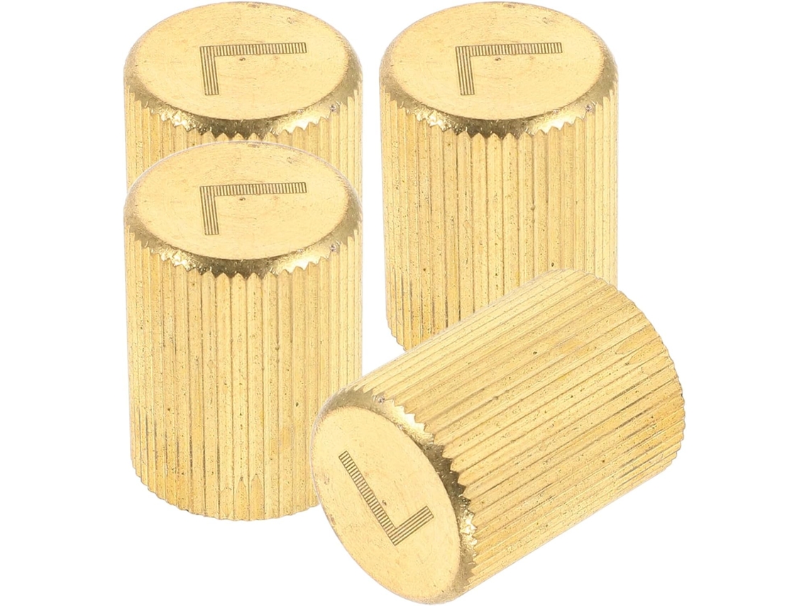 Conjunto De 4 Tampas De Cobre Para Válvulas De Ar Condicionado Automotivo.