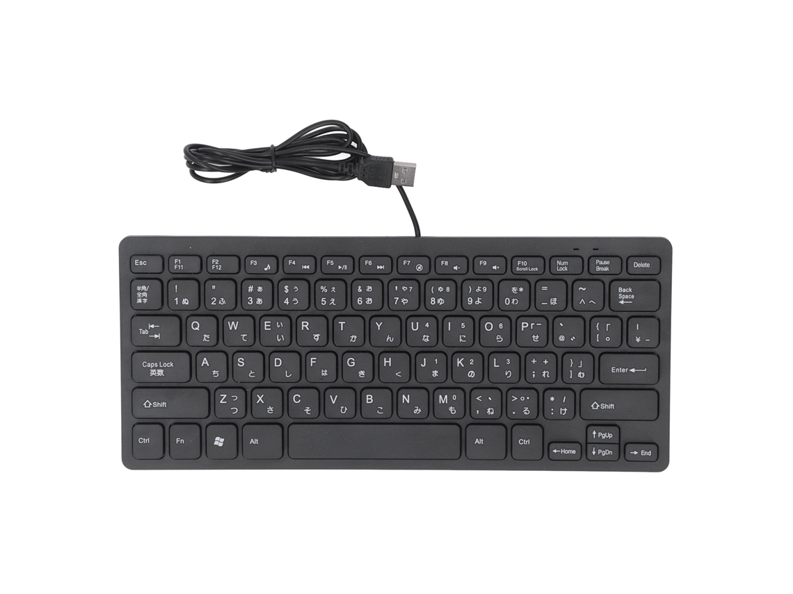 Teclado Usb Com Fio Ultra Fino Com 78 Teclas
