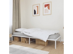 Estrutura De Cama Metal 90x200 Cm Branco