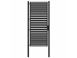 Garden Gate, Garden Gates Vidaxl Preto Alumínio (100 X 200 Cm)
