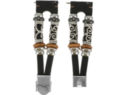 Conjunto De 2 Pulseiras Couro Para Smartwatch, Compatíveis Com