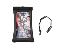 Bolsa de Celular à Prova D'água TPU com Cordão Preto S/MARCA