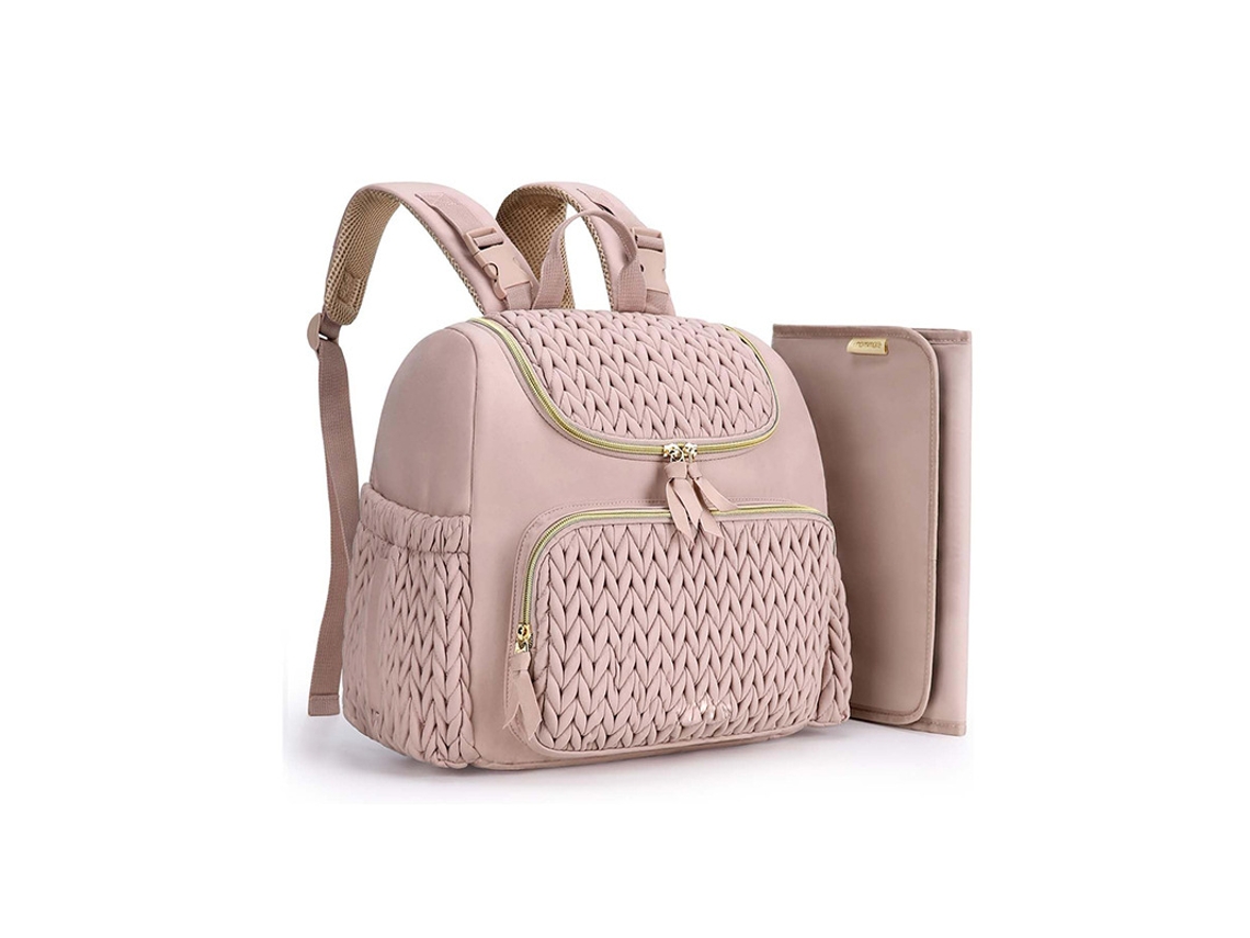 Viagem Mochila Lyx Peça Lótus Fraldas Rosa